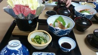 雪花荘夕食