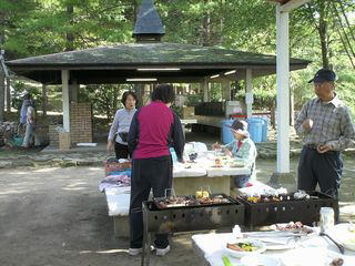 BBQ準備