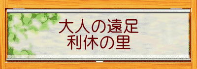 大人の遠足 利休の里