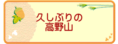 久しぶりの 高野山