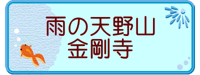 雨の天野山 金剛寺