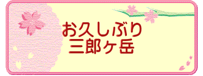 お久しぶり 三郎ヶ岳
