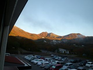 朝の那須